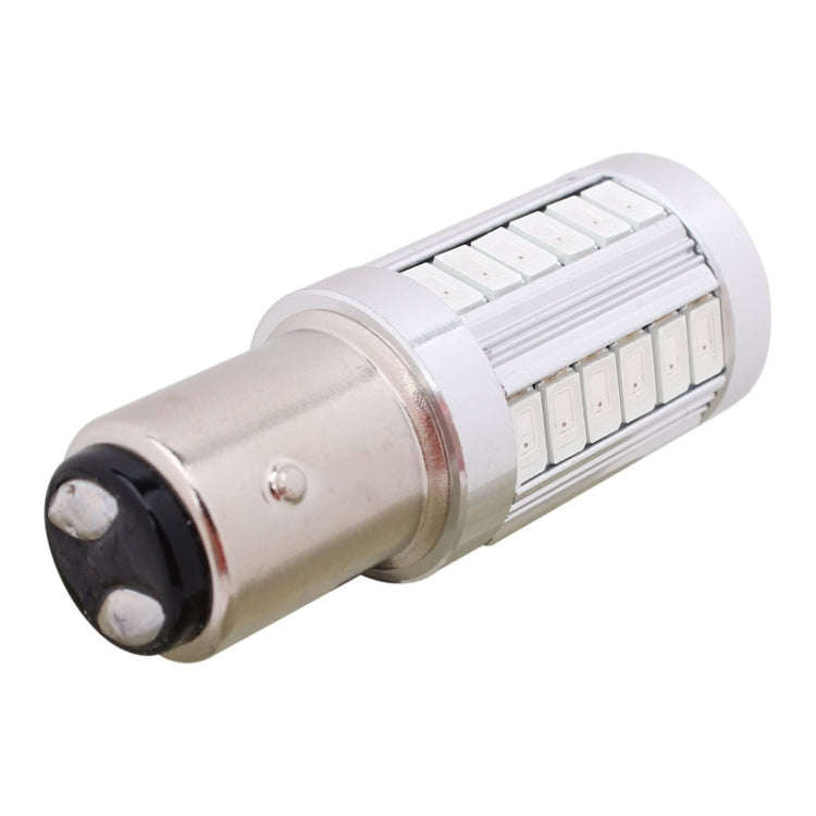 2PCS 1157/BAY15D 16.5W 1155LM 630-660nm 33 LED SMD 5630 Red Light Car Brake Light Lamp Bulb for V...