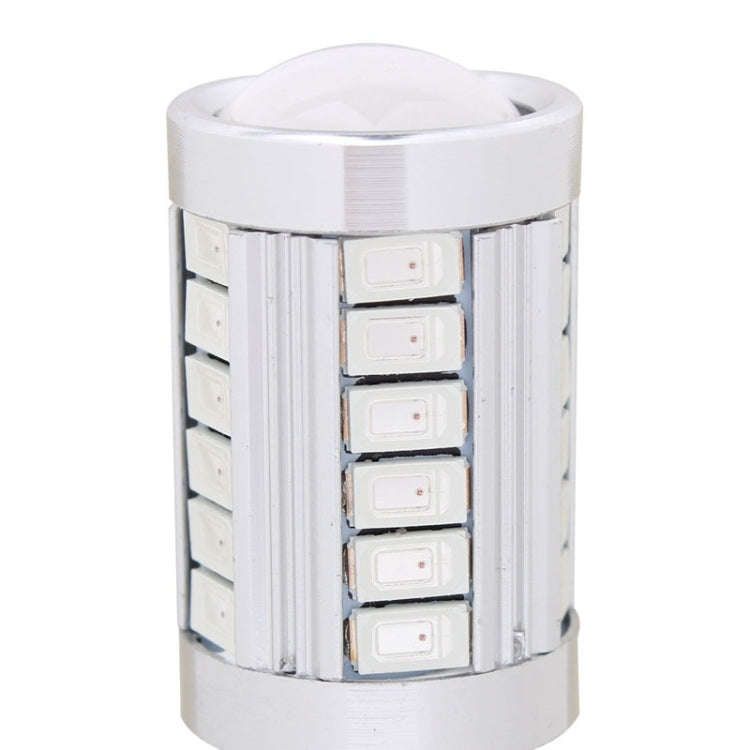 2PCS 1157/BAY15D 16.5W 1155LM 630-660nm 33 LED SMD 5630 Red Light Car Brake Light Lamp Bulb for V...