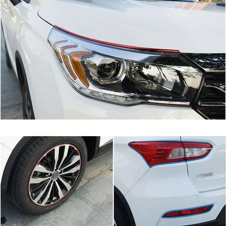 Universal Decorative Scratchproof Stickup 8M Flexible Car Wheel Hub TRIM Mouldings Decoration Str...