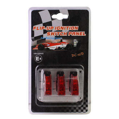 Flip-up Start Ignition Switch Panel and Accessories for Racing Sport (DC 12V)
