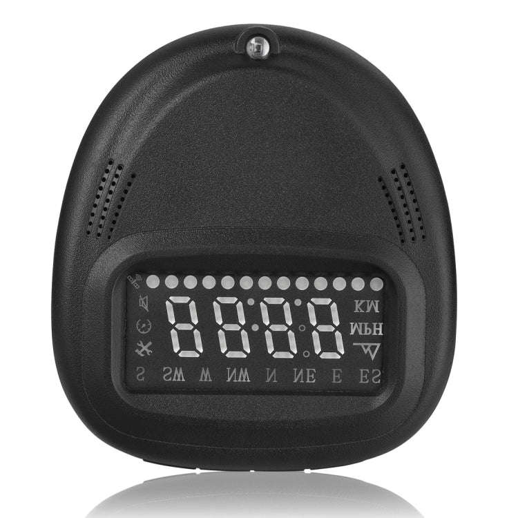 A1 2.0 inch Car GPS HUD Head Up Display Vehicle-mounted Security System, Support Speed & Real Tim...