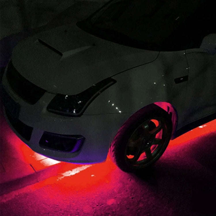5 PCS 120cm 60 LED Waterproof Flexible Car Strip Light, DC 12V(Red Light)
