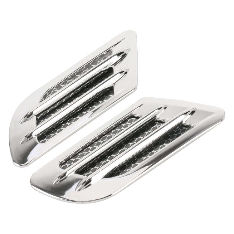 Car Decoration Stickers, Pair(Silver)