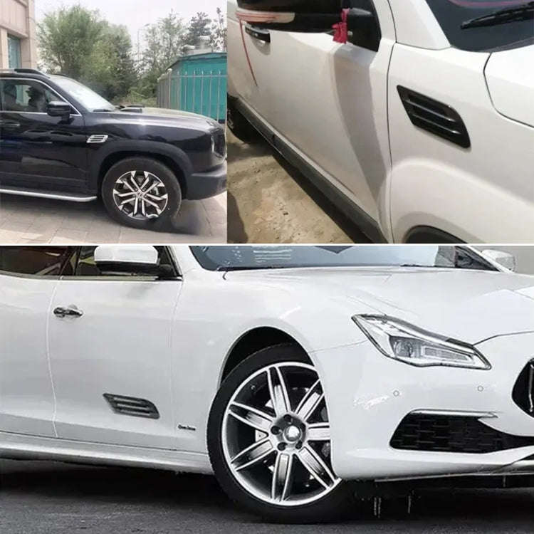 Car Decoration Stickers, Pair(Silver)