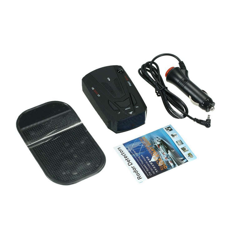 V7 Car Anti-Police Radar Detector 360 Protection Defense Laser Detection, Built-in Russian & Engl...