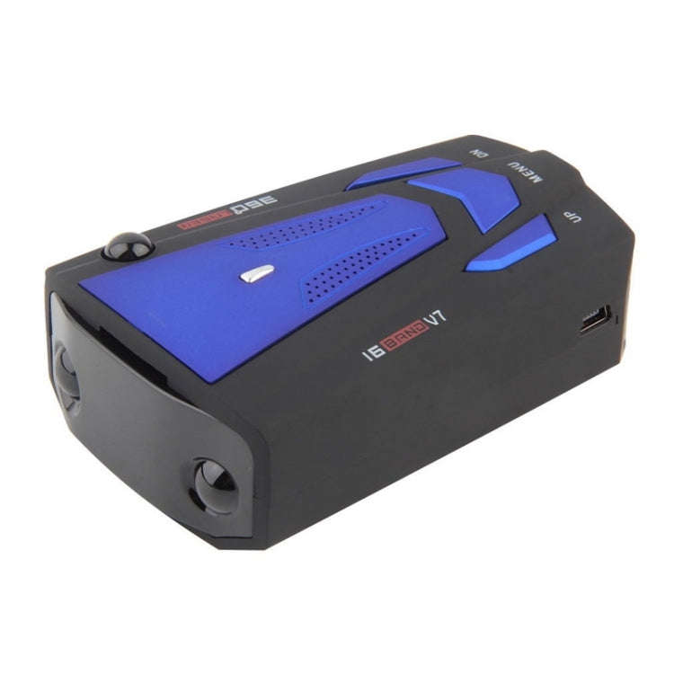 V7 Car Anti-Police Radar Detector 360 Protection Defense Laser Detection, Built-in Russian & Engl...