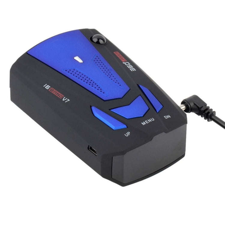 V7 Car Anti-Police Radar Detector 360 Protection Defense Laser Detection, Built-in Russian & Engl...
