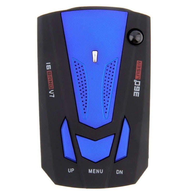 V7 Car Anti-Police Radar Detector 360 Protection Defense Laser Detection, Built-in Russian & Engl...