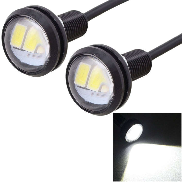 2 PCS MZ 22.5mm 1.5W 150LM White Light 3 LED SMD 5630 Spotlight Eagle Eye Light Daytime Running L...