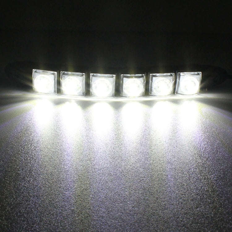 MZ 3W 2 PCS 160LM 6 LED SMD 5050 Flexible Snake LED Car Daytime Running Lights, DC 12V