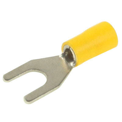 100pcs SV5.5-6.0mm DIY Spade Terminal Connectors, Cable size: 2-3mm2 (100pcs in one packaging, th...