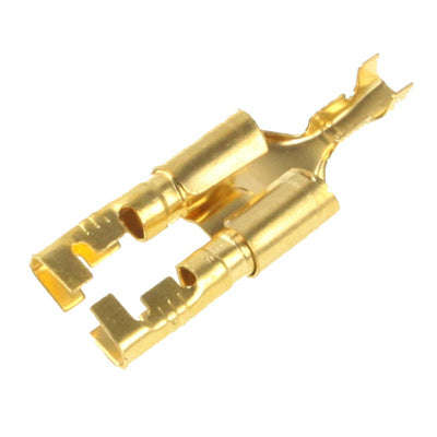 100pcs DIY Crimp Terminal Female to 2 x Male Spade Connector, Cable size: 1-2.5mm2 (100pcs in one...