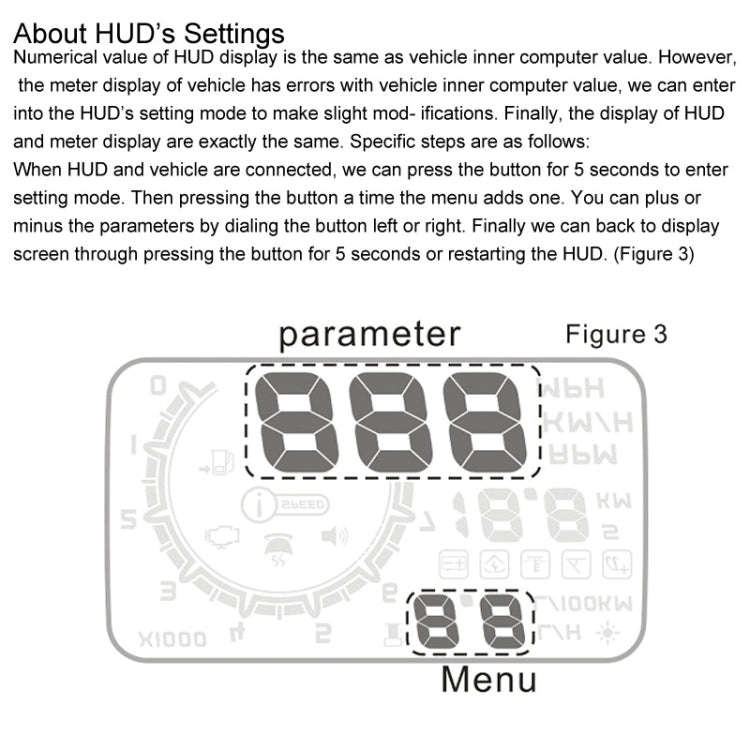 W02 5.5 inch Car OBDII HUD Fuel Consumption Warning System Vehicle-mounted Head Up Display Projec...