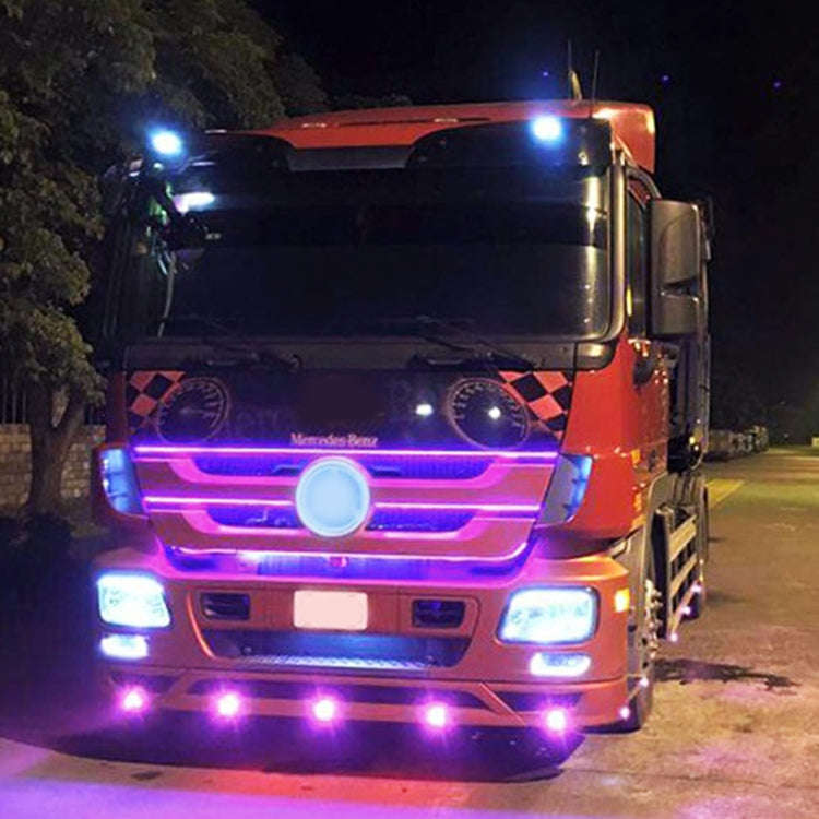 2 PCS 2x 3W 120LM Waterproof Eagle Eye light  White LED Light for Vehicles, Cable Length: 60cm(Red)