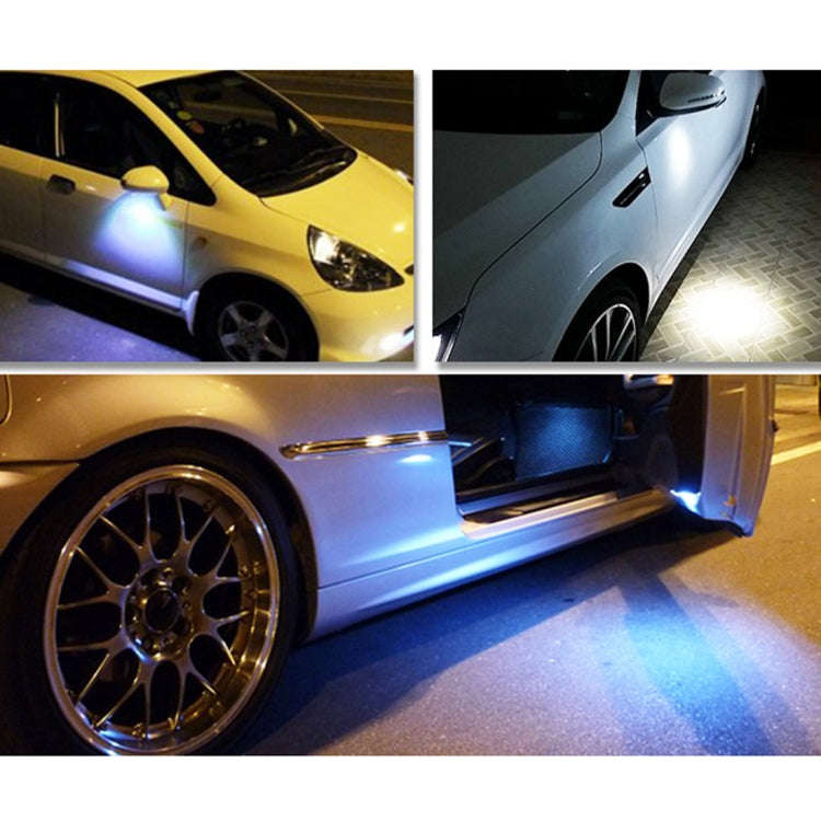 2 PCS 2x 3W 120LM Waterproof Eagle Eye light  White LED Light for Vehicles, Cable Length: 60cm(Red)