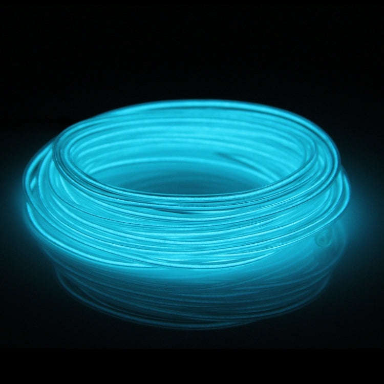 Waterproof Round Flexible Car Strip Light with Driver for Car Decoration, Length: 5m(EL Cold Ice ...