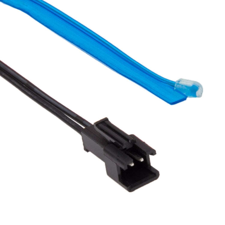 EL Cold Blue Light Waterproof Flat Flexible Car Strip Light with Driver for Car Decoration, Lengt...