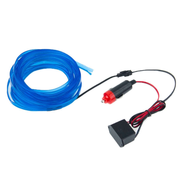 EL Cold Blue Light Waterproof Flat Flexible Car Strip Light with Driver for Car Decoration, Lengt...