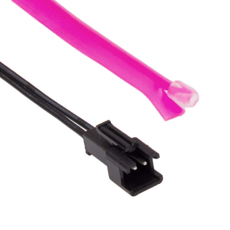 EL Cold Purple Light Waterproof Flat Flexible Car Strip Light with Driver for Car Decoration, Len...