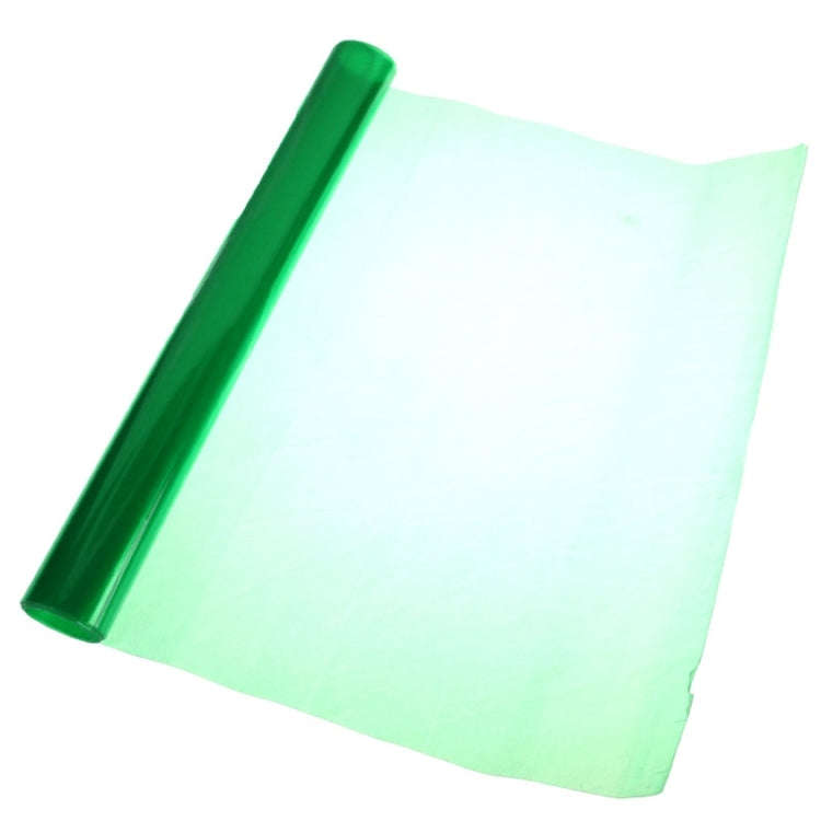 Protective Decoration Bright Surface Car Light Membrane /Lamp Sticker, Size: 195cm x 30cm(Green)