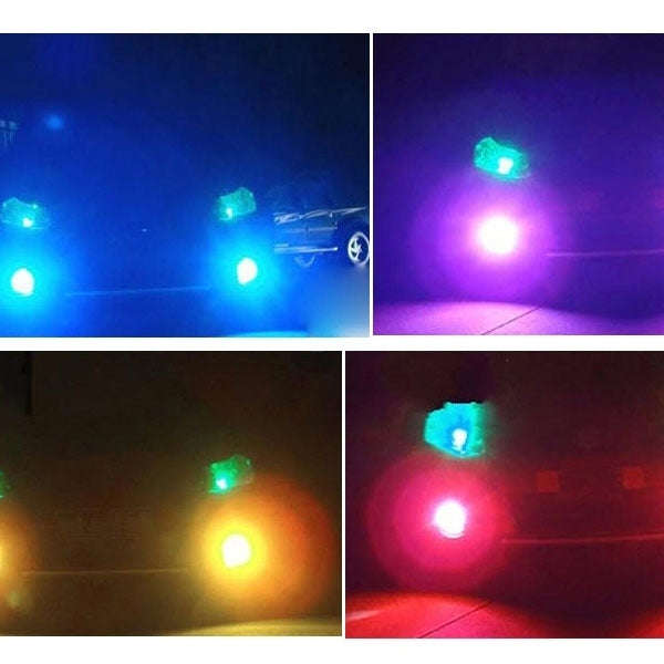 Protective Decoration Bright Surface Car Light Membrane /Lamp Sticker, Size: 195cm x 30cm(Red)