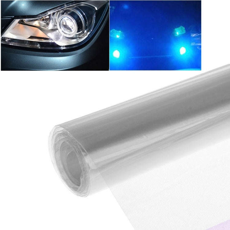 Protective Decoration Bright Surface Car Light Membrane /Lamp Sticker, Size: 195cm x 30cm(Transpa...