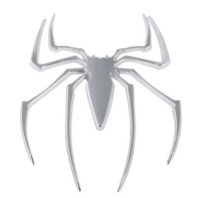 Metal Spider Style Chrome Badges(Silver)