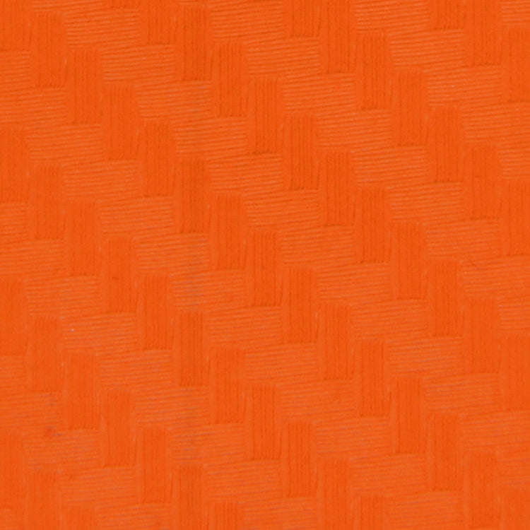 Car Decorative 3D Carbon Fiber PVC Sticker, Size: 127cm x 50cm(Orange)