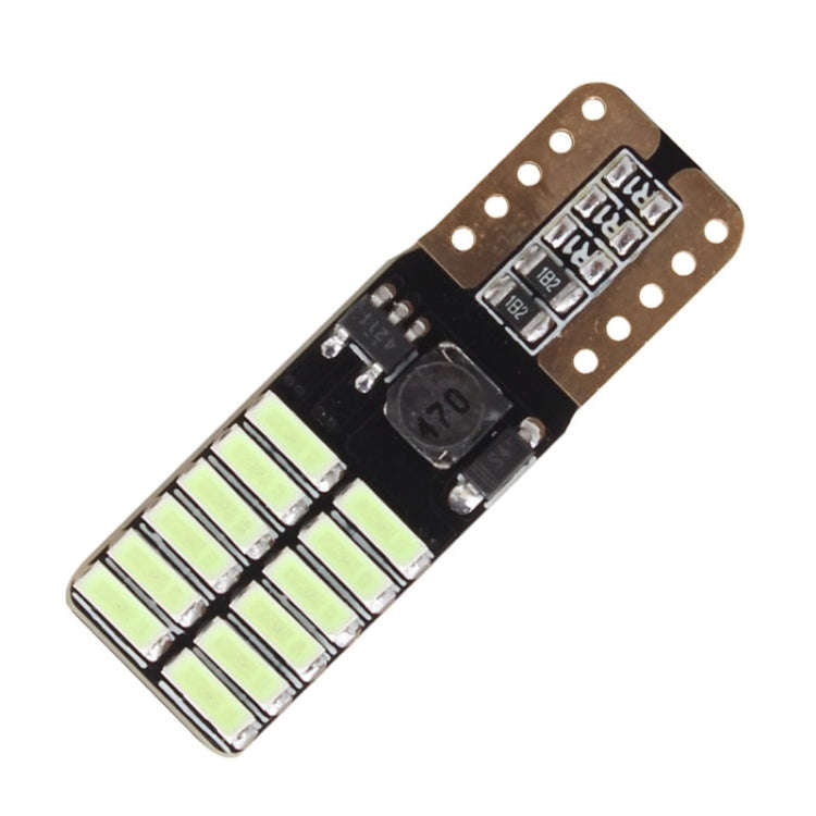 2 PCS T10 4.8W 720LM Ice Blue Light 24 SMD 4014 LED Error-Free Canbus Car Clearance Lights Lamp, ...