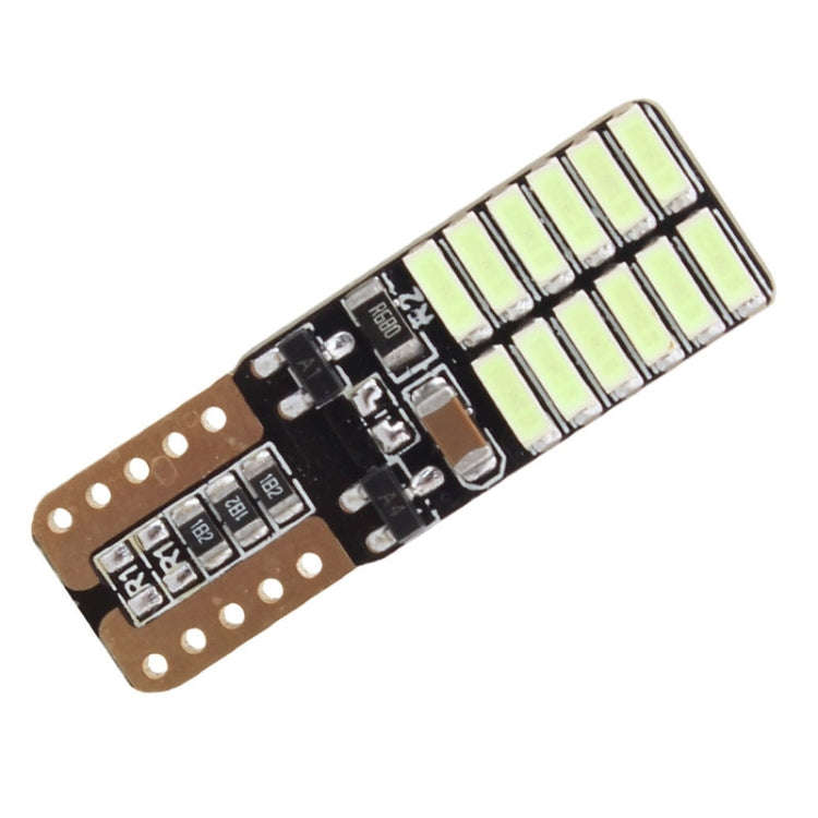 2 PCS T10 4.8W 720LM Ice Blue Light 24 SMD 4014 LED Error-Free Canbus Car Clearance Lights Lamp, ...
