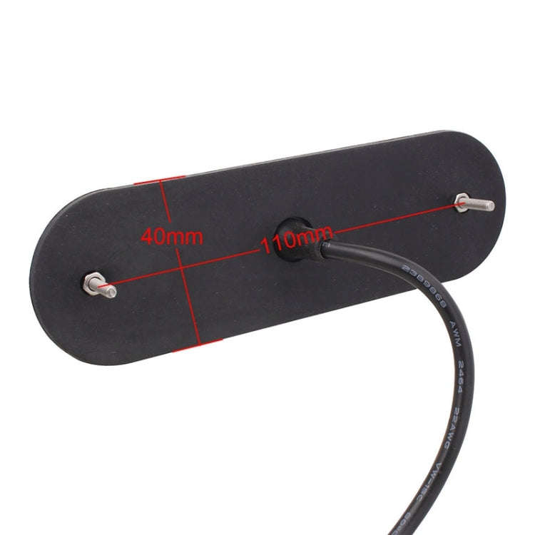12W 720LM 4-LED Yellow Light 18 Flash Patterns Car Strobe Emergency Warning Light Lamp, DC 12V