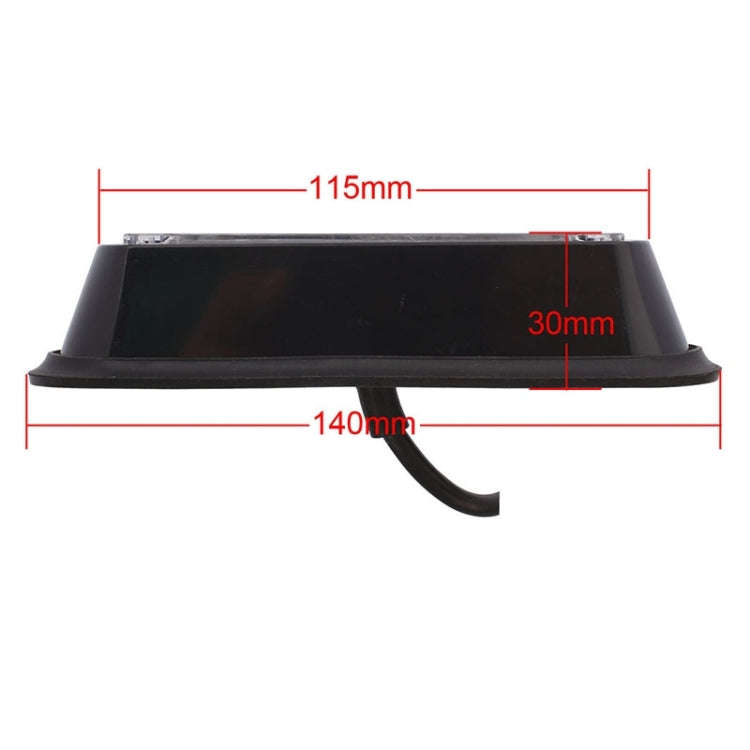12W 720LM 4-LED Yellow Light 18 Flash Patterns Car Strobe Emergency Warning Light Lamp, DC 12V
