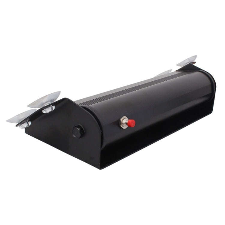 8W 800LM 8-LED White + Red Light 3-Modes Adjustable Angle Car Strobe Flash Dash Emergency Light W...