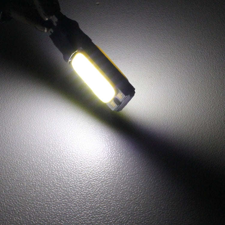 2 PCS T10 6W 180LM White Light Double-Faced 2 COB LED Decode Canbus Error-Free Car Clearnce Readi...