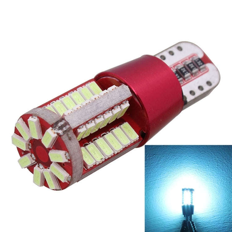 2 PCS T10 5W 285LM Ice Blue Light 57 SMD 4014 LED Error-Free Canbus Car Clearance Lights Lamp, DC...