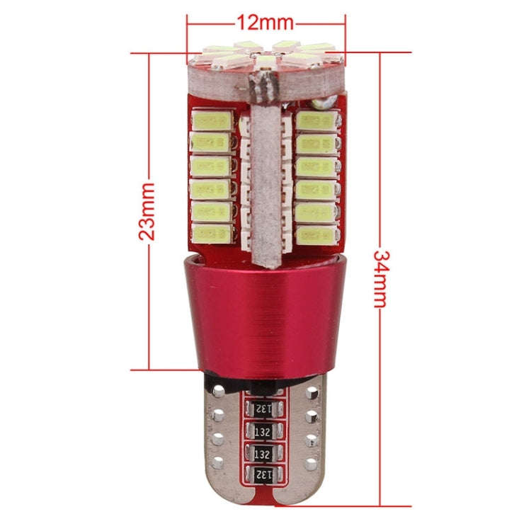 2 PCS T10 5W 285LM Ice Blue Light 57 SMD 4014 LED Error-Free Canbus Car Clearance Lights Lamp, DC...