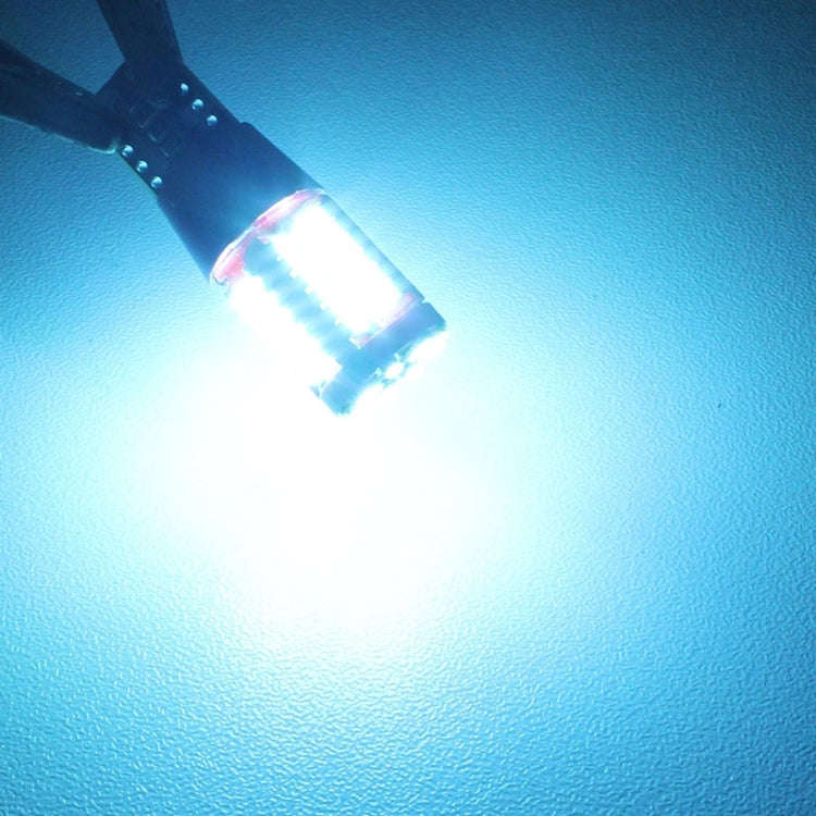 2 PCS T10 5W 285LM Ice Blue Light 57 SMD 4014 LED Error-Free Canbus Car Clearance Lights Lamp, DC...