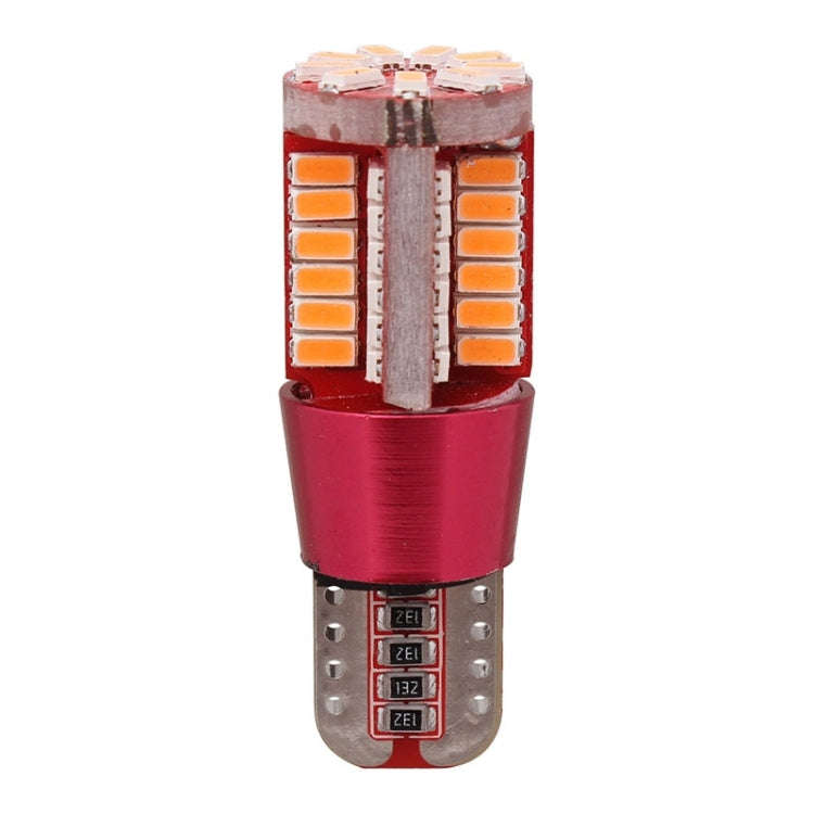 2 PCS T10 5W 285LM Pink Light 57 SMD 4014 LED Error-Free Canbus Car Clearance Lights Lamp, DC 12V