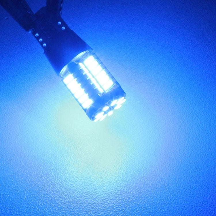 2 PCS T10 5W 285LM Blue Light 57 SMD 4014 LED Error-Free Canbus Car Clearance Lights Lamp, DC 12V