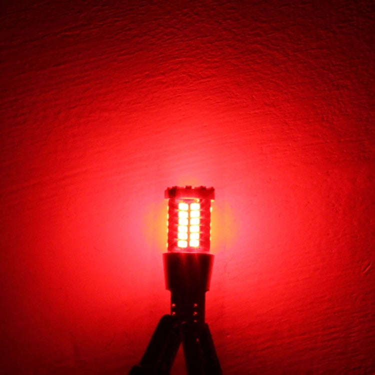 2 PCS T10 5W 285LM Red Light 57 SMD 4014 LED Error-Free Canbus Car Clearance Lights Lamp, DC 12V