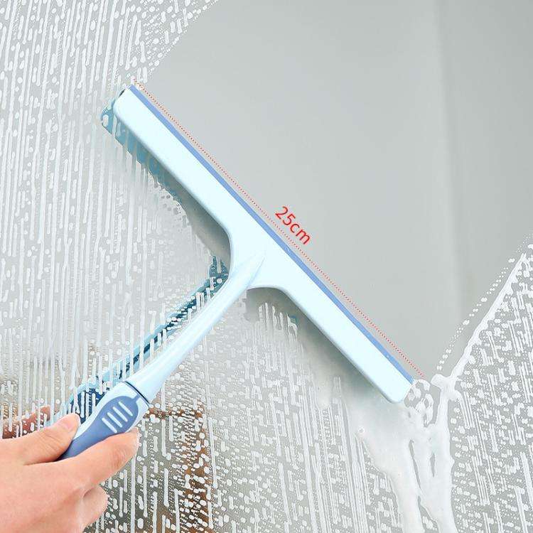 KANEED Car Window Plastic Nonslip Handle Glass Wiper / Window Cleaning Tool, Size: 24.5 x 24cm(Blue)
