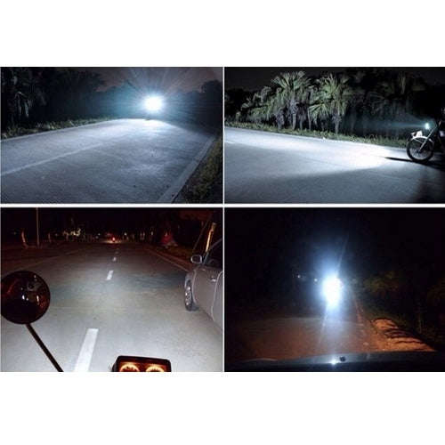 BA15D 10W White 300LM 4 LED COB Car Stop Brake Light Front Rear Turn Signal Lights for Motorcycle...