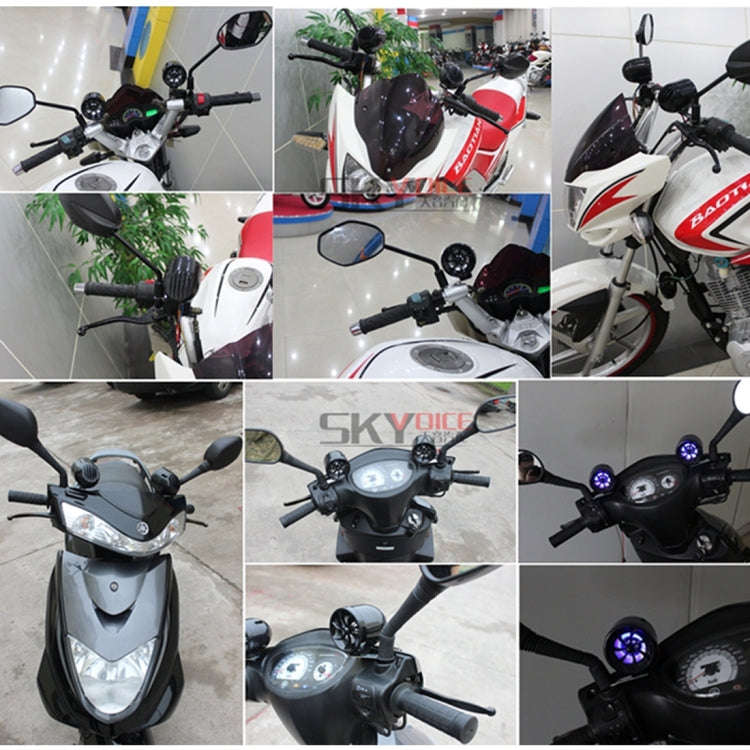 Motorcycle Anti-theft Digital MP3 with 2.5 inch Speaker, FM Radio & Remote Control, Support SD Ca...