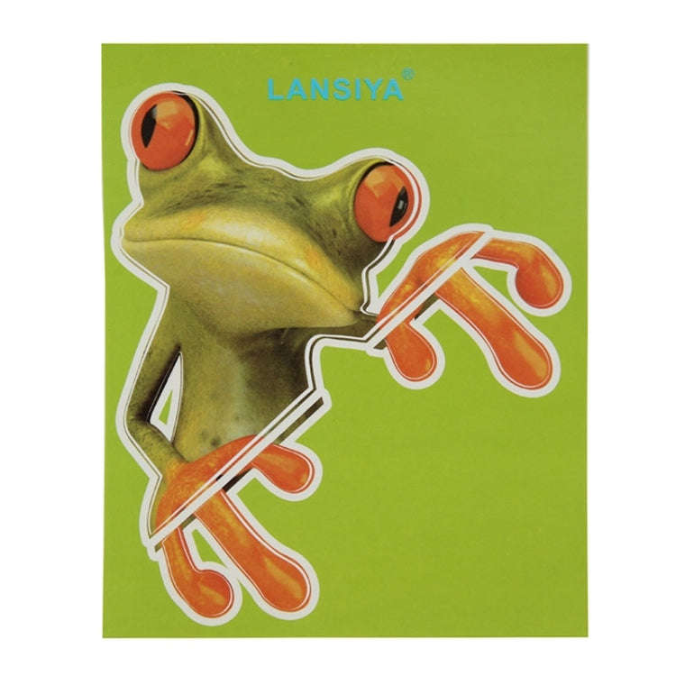 Frog Pattern Car Sticker, Size: 15.5x12.5 cm