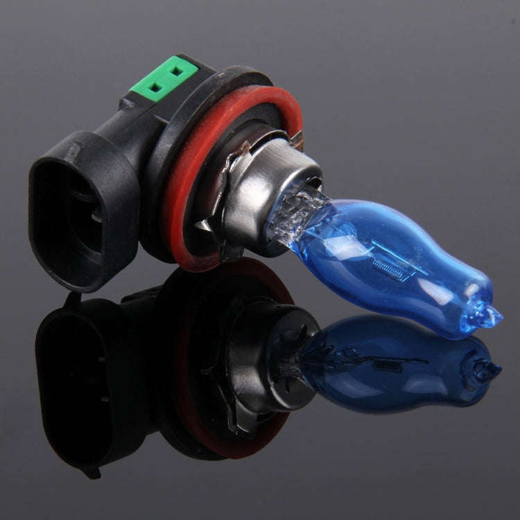HOD H11 Halogen Bulb, Super White Car Headlight Bulb, 12 V / 100W, 6000K 2400LM  (Pair)