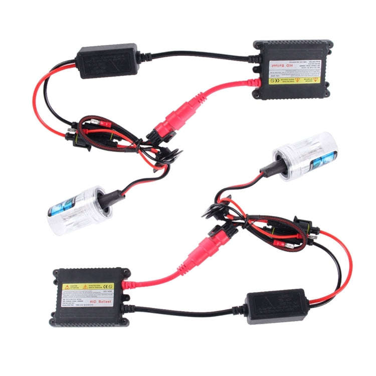 DC12V 35W 2x H3 Slim HID Xenon Light, High Intensity Discharge Lamp, Color Temperature: 8000K