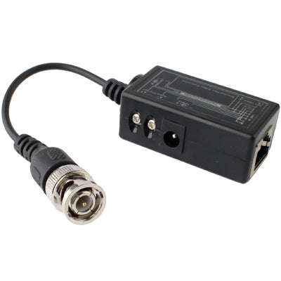 CCTV Equipment Camera BNC Video Balun Transceiver(Black)