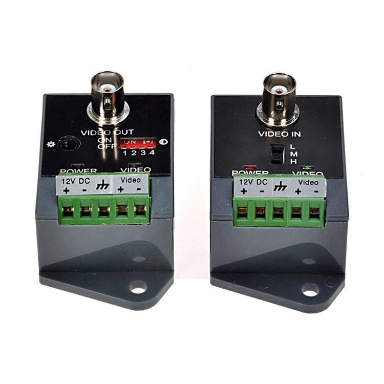 Active CCTV UTP Twisted Pair Video Balun Transmitter and Receiver