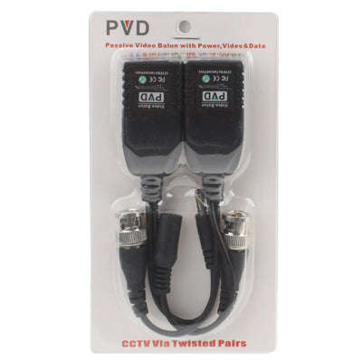 1-CH Passive Power & Video Balun Connector