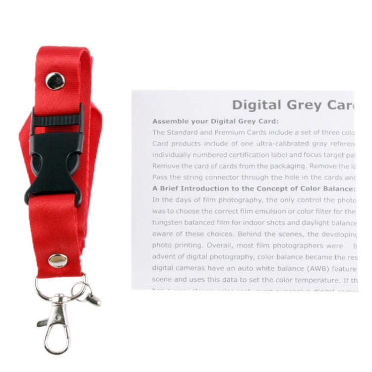 3 in 1 Black White Gray Balance Card / Digital Gray Card with Strap, Works with Any Digital Camer...
